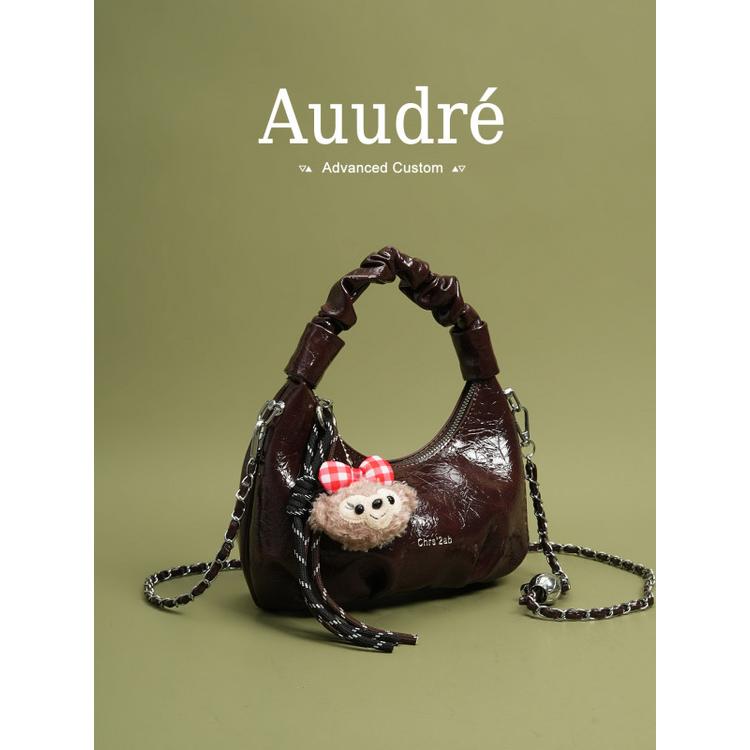 Audre 고급 감성 체인 핸드백 여성 스타일 신상 겨울 체인 크로스백