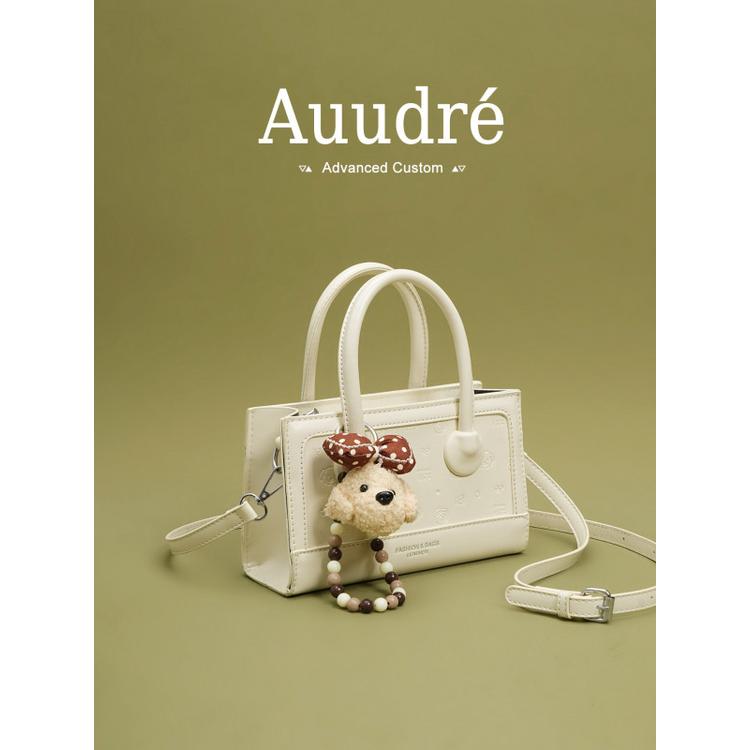 Audre 고급스러운 손잡이 가방 여성 신상 패션 백합 통근 사선 작은 핸드백